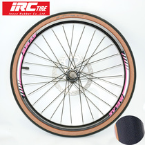 Japan IRC JETTY PLUS 20 inch 406 folding bicycle tire 20*1 25 retro yellow side tire