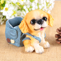 Puppy pen container creative fashion cute student office desktop children golden retriever birthday gift classmate boy