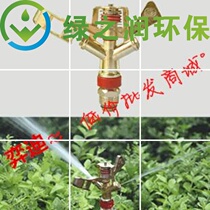 Lawn sprinkler 360 degree rotating sprinkler Metal rocker rotating sprinkler swing double spray gardening spray