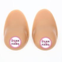 Dark complexion concave bottom female water drop type silicone self-adhesive breast fake breast fake mother cross-fitting liquid artificial breast simulation