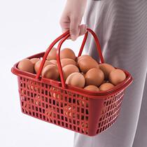 Strawberry picking basket Strawberry basket Bayberry basket grape basket portable plastic basket fruit basket picking basket strawberry Blue
