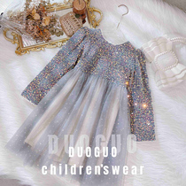 Girl Spring Dress Dress Dress 2022 New Ocean Air Spring Child Spring Princess Dress Girl Trendy Spring Autumn Dresses