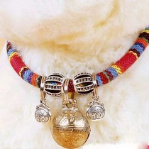 Bell teddy collar super loud medium-sized dog dog ling dang small dog cat bomei ins neck dog pet supplies