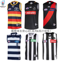 Australian AFL19 Geelong Cats Collingwood Magpies Essendon Crows Magpies Sleeveless Rugby Shirt Vest