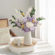 Dried flower bouquet roses natural real flowers immortality grass flowers air-dried living room decoration light luxury high-end decorative ornaments