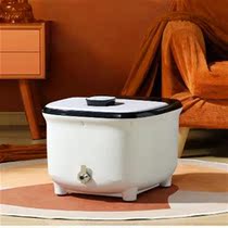 Portable household thickened foot bath bucket Foot bath bucket Heated small electric massage foot wash basin over the calf deep bucket