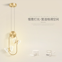 Joelang Headboard Pendant Lamp Cozy Romantic Bedroom Light Creative Personality Mesh Red Butterfly Led Lights Brief About Modern Rooms