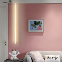Beginners minimalist headboard chandelier Nordic modern minimalist living-room background wall long line Restaurant chandelier bedroom headboard small