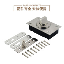 Non-elastic small ground spring 90 degree positioning ground shaft 360 degree revolving door shaft screen hinge small ground hinge hidden type