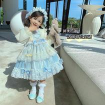 2022 new dress dress with dress baby loretta princess loretta dress girl cake dresses Lolita lace dress