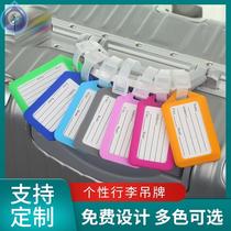 Book bag listing lever luggage tag travel anti-lost name aircraft luggage tag custom boarding tag