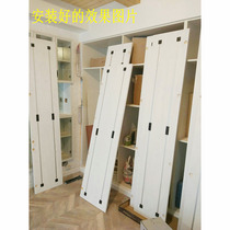 Slotted-free Weifa solid wood wardrobe cabinet door straightener 1 8 meters adjustable surface door panel straightening strip anti-deformation