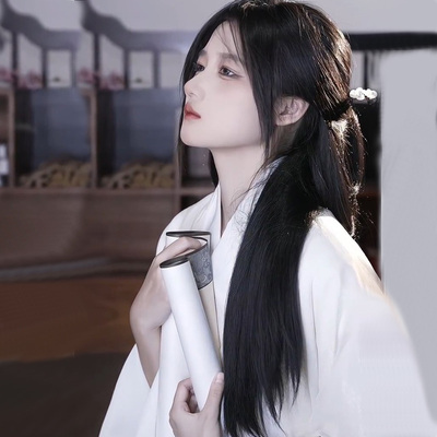 taobao agent Wig, lifelike straight hair, universal Hanfu, natural look, cosplay