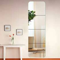 Full-length mirror Frameless full-length mirror Combination wall-mounted bedroom Dormitory bedroom fitting mirror Hole-free makeup beauty mirror