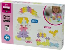 PLUS PLUS Big - Open Play Set - 90 Piece - Pastel Color Mix