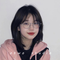 Japanese small frame retro silver glasses myopia women anti-blue gold plain glasses frame Korean tide can match the degree
