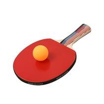 Primary and secondary school students childrens table tennis racket double shot 2 sets of 10 table tennis beginners long handle direct shot training 