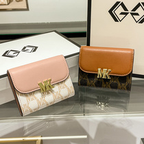 MK card bag ladies exquisite high-end 2021 new multi card position large capacity card set niche design ins coin wallet