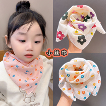 Autumn and Winter thin baby scarf girls scarf cute babys scarf around the neck and skin hundred silk towel