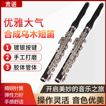 Vino synthetic ebony piccolo C-tune Western musical instrument VPC-E200S Beginner pipe band professional performance Silver plated