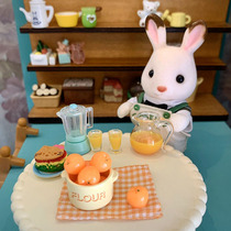 1:12 Play House mini furniture scene House girl toy accessories-sweet cold meal accessories