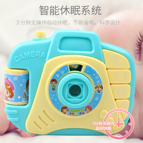 Young childrens camera boys and girls play home projector 1-3 years old music toy baby child puzzle camera