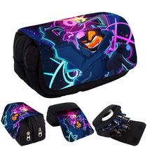 Friday night Funk Pen Bag Stationery Box Black Friday Night Game Around Canvas Pencil Storage Large Capacity