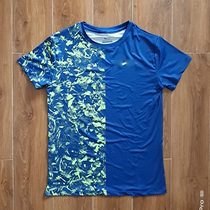 Track and field Diamond League floral T-shirt bamboo leaf marathon split track and field suit suit