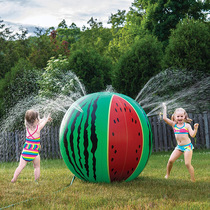 Summer childrens swimming toys inflatable water spray ball water play sand outdoor lawn water spray pad splash toy ball