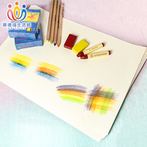 Waldorf Life Museum New environmental protection toner carbon painting paper Wax block pen Art paper Color lead pen Writing painting paper