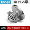 316 flange valve H42W PN10 16