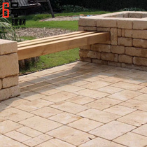 Natural culture stone Gold travertine lime stone Villa courtyard garden Forest household room floor exterior wall slabs