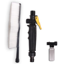 Blue white brush car brush car wash brush foam car wash water brush long handle water brush water brush
