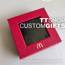 McDonalds mcd red special paper badge gift box - commemorative medal medal jewelry packaging carton - can be customized