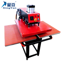 Xingyan thermal transfer equipment 40*60 double-station pneumatic heat transfer machine clothing pressing machine high pressure printing hot drilling machine