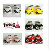 Twins eye pattern Thai original boxing sanda mens and womens training leather boxing gloves Muay Thai gloves