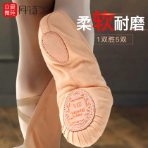 Dansego dance shoes Womens soft-soled practice shoes Adult cat claw shoes Canvas body shoes Chinese childrens ballet shoes