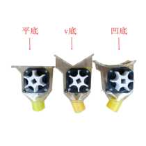 Planter fertilizer applicator transparent fertilization bucket fertilizer box square hole six Edge model complete