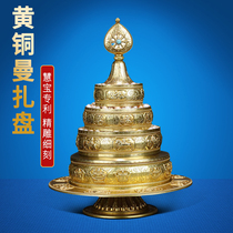 Huibao 37 for Manza plate D Brass high quality man tea tray with tray for Buddha repair method Jifu new product