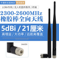 2 3-2 6G rubber rod omnidirectional antenna 5DB high gain 4G LTE terminal IOT 2300-2600MHz