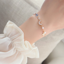 Xingyue Girlfriend Bracelet Female Xia ins niche design cold wind high-grade sense light luxury simple forest girl jewelry