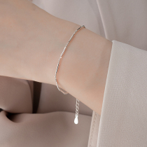 Sterling silver bracelet female summer ins niche design cold wind senior sense light luxury simple girl girlfriends jewelry gift