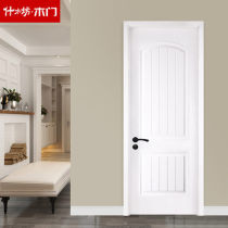 Shmufang wooden door painted door interior door solid wood European bedroom door set door door door custom