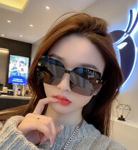Orange Sunglasses Womens Anti-Ultraviolet H Home Sunglasses Female Senior Sens large face Slim Horse Polarized Glasses