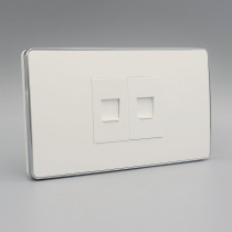 Type 120 two-digit Internet telephone socket 1 CAT6 Gigabit computer 1 CAT3 voice phone panel