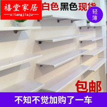  Wall shoe rack Shoe store shoe rack display rack Wall shoe bag rack Wooden veneer shoe display stand