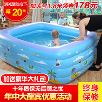 Childrens swimming pool Household large adult family inflatable paddling pool thickened child large ocean ball pool Outdoor