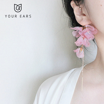 YOUR EARLS ORIGINAL DESIGN HAND FOR FLOWERS EXAGGERATED INDIVIDUALITY FAIRY AIR EAR HANGING WITHOUT EARL Earrings Earrings
