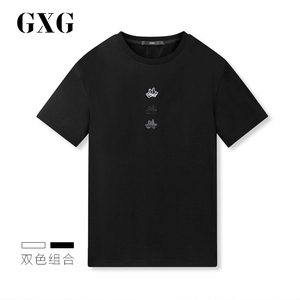 GXG Men Clothing Summer double erotic companion device Printing the trend of the Pure cotton Loose Crew Neck Short Sleeve T-shirt Men #182844017 bhiner lolita fashion