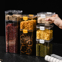 Sealed cans kitchen storage food grade transparent plastic cans box snacks dry goods tea grains storage cans